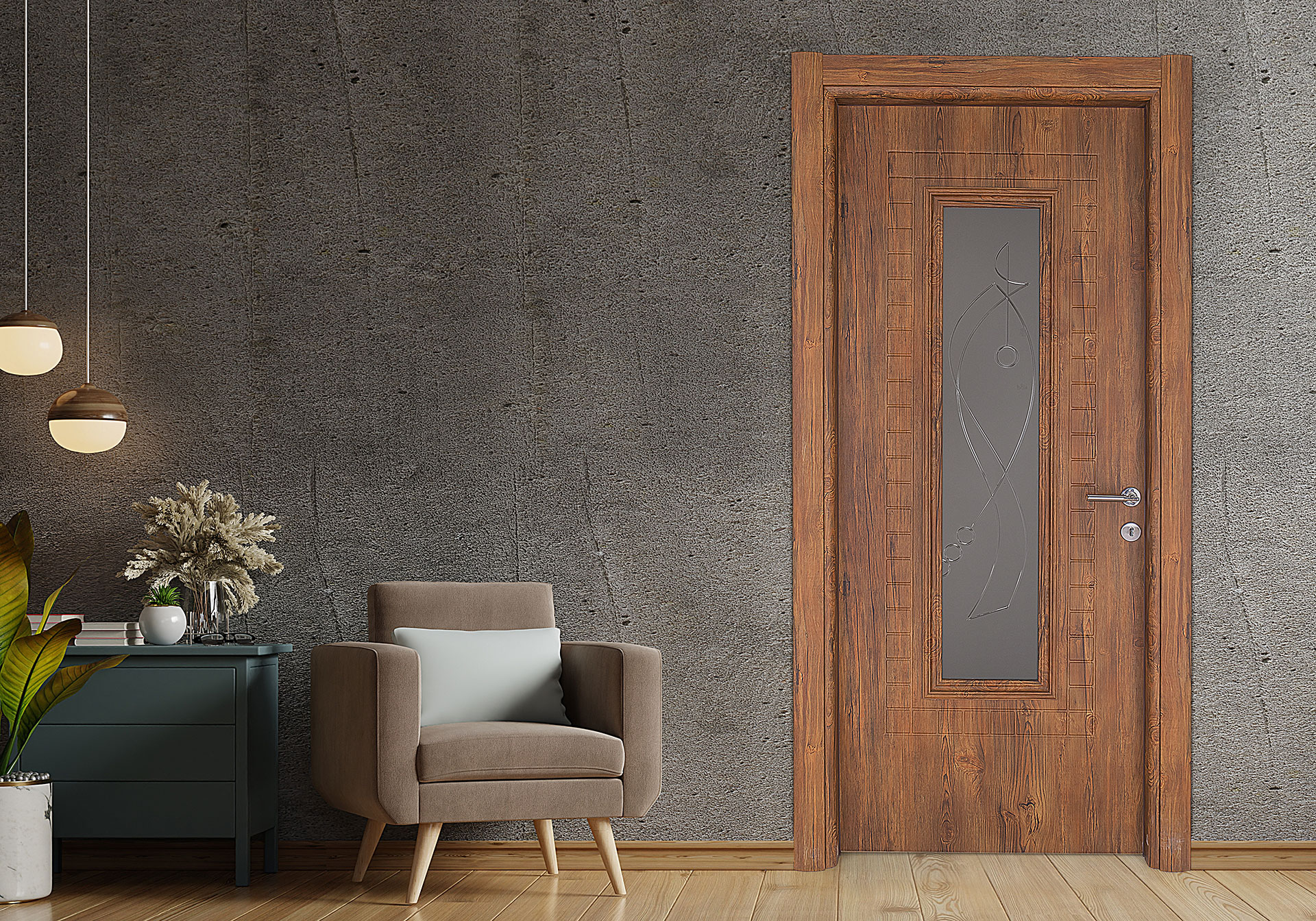Wood Coated Door